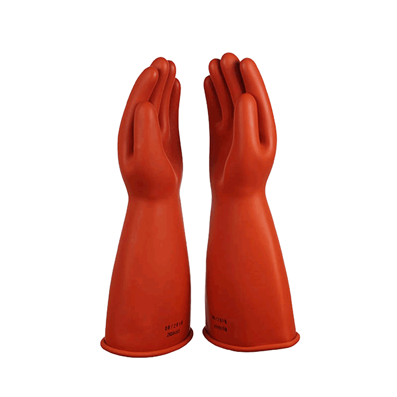 1级绝缘手套橘色直筒款